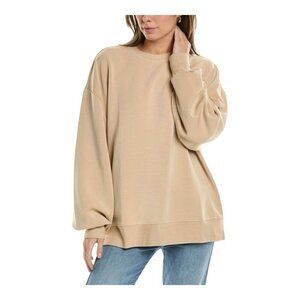 WeWoreWhat X Revolve Oversized Crew Neck Size Small Heather Doe Balloon Sleeve
